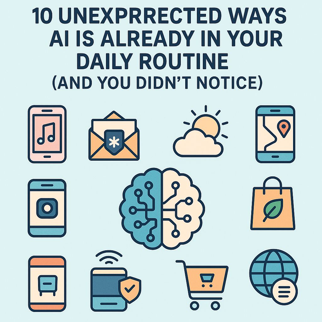 10 Unexpected Ways AI Is Already in Your Daily Routine (And You Didn’t Notice)