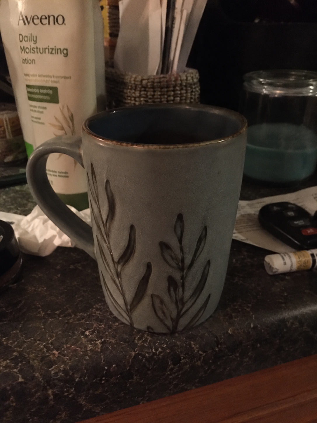Mug before AI image enhancement